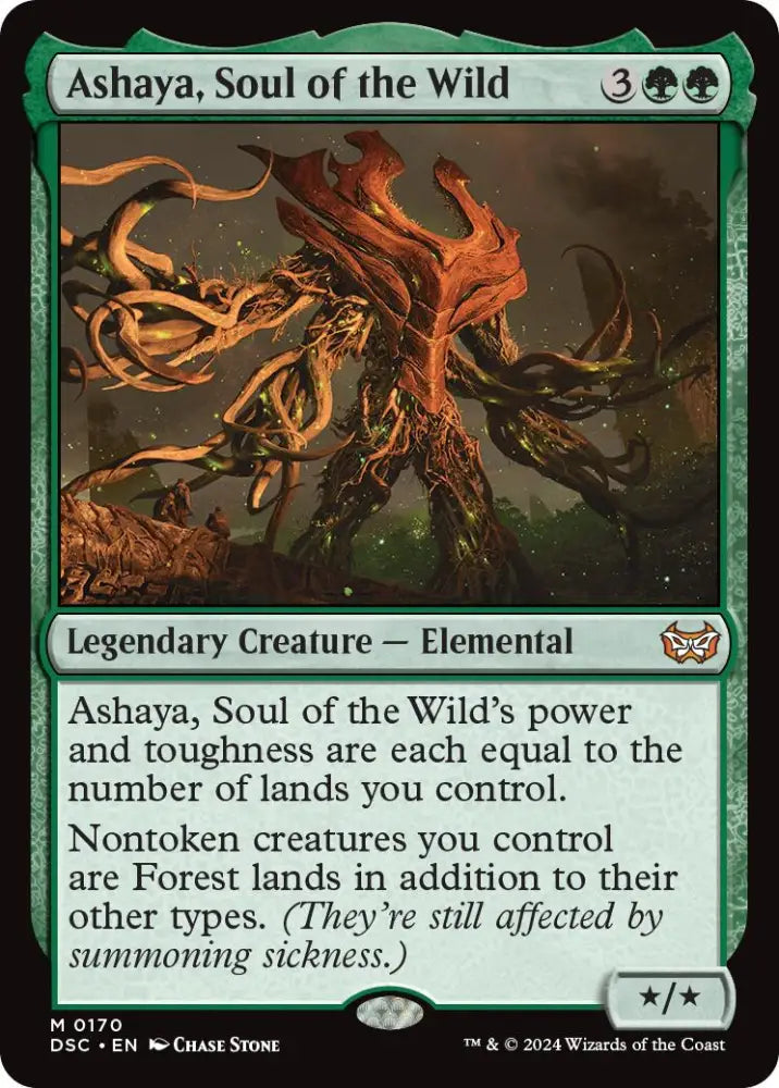 Ashaya Soul of the Wild [Duskmourn: House of Horror Commander] - MTG Single