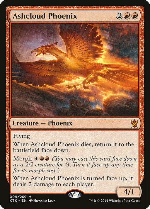 Ashcloud Phoenix [Khans of Tarkir] - MTG Single