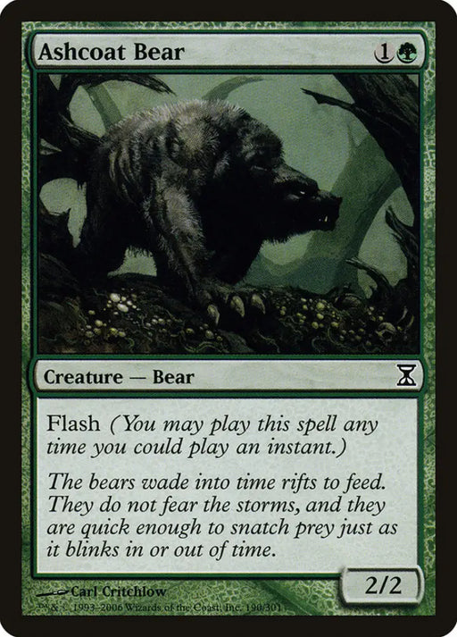 Ashcoat Bear [Time Spiral] - MTG Single