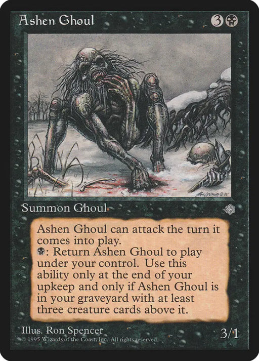 Ashen Ghoul [Ice Age] - MTG Single