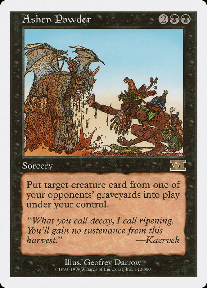 Ashen Powder [Classic Sixth Edition] - MTG Single