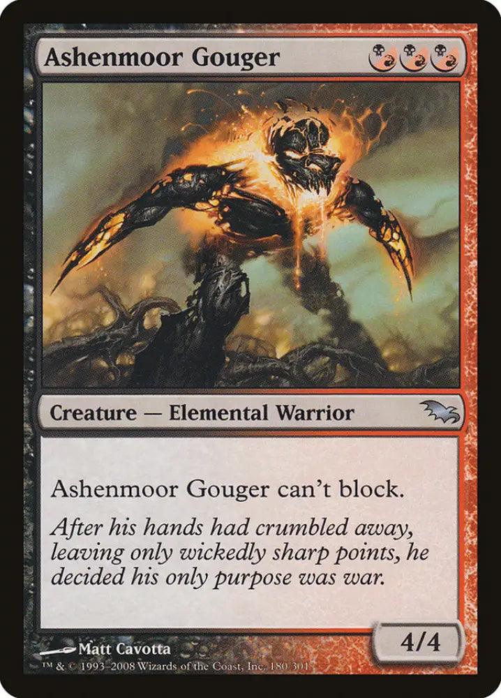 Ashenmoor Gouger [Shadowmoor] - MTG Single