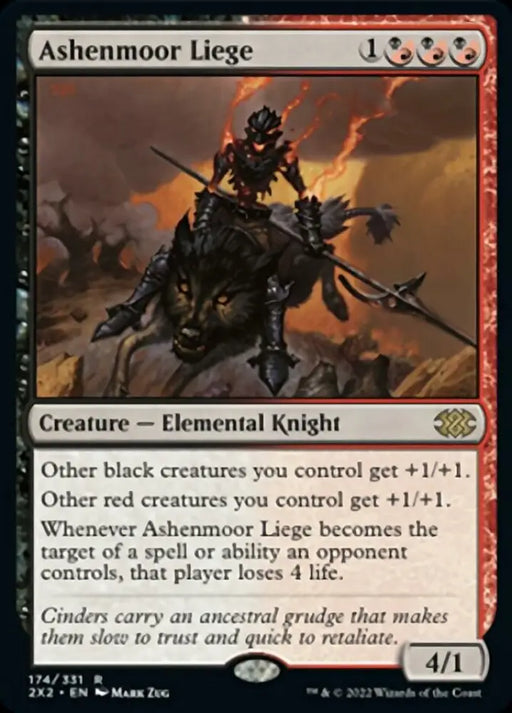 Ashenmoor Liege [Double Masters 2022] - MTG Single