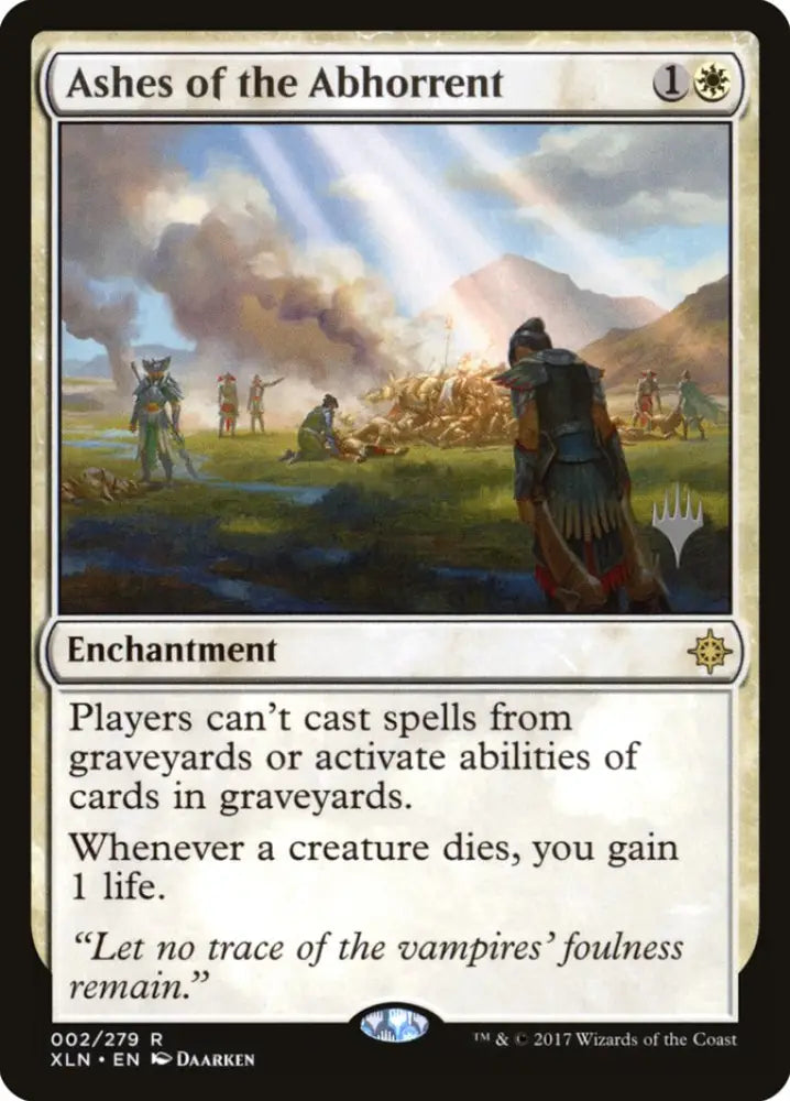 Ashes of the Abhorrent (Promo Pack) [Ixalan Promos] - MTG Single