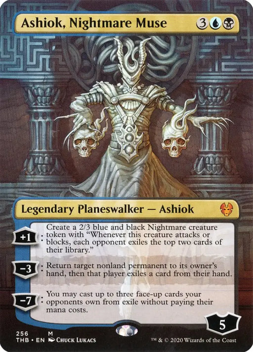 Ashiok Nightmare Muse (Borderless) [Theros Beyond Death] - MTG Single