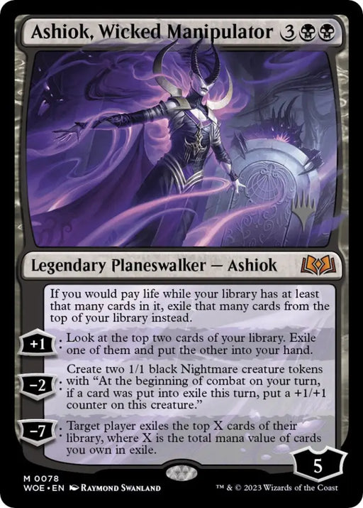 Ashiok Wicked Manipulator (Promo Pack) [Wilds of Eldraine Promos] - MTG Single