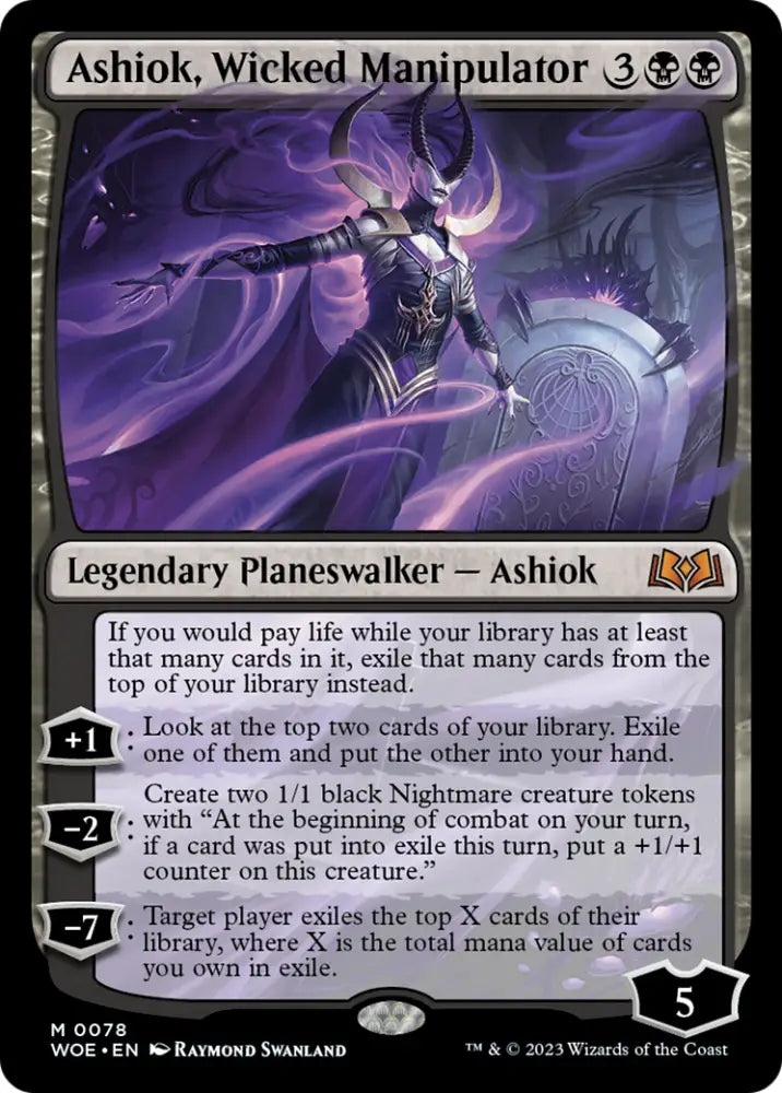 Ashiok Wicked Manipulator [Wilds of Eldraine] - MTG Single