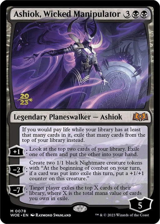 Ashiok Wicked Manipulator [Wilds of Eldraine Prerelease Promos] - MTG Single