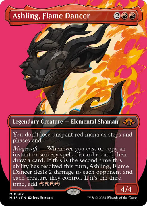 Ashling Flame Dancer (Borderless) [Modern Horizons 3] - MTG Single