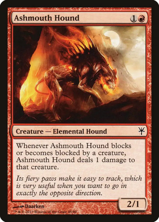 Ashmouth Hound [Duel Decks: Sorin vs. Tibalt] - MTG Single