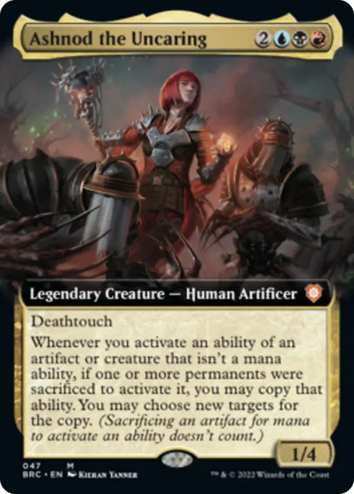 Ashnod the Uncaring (Extended Art) [The Brothers’ War Commander] - MTG Single