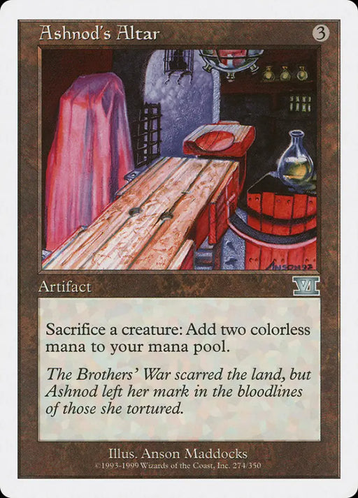 Ashnod’s Altar [Classic Sixth Edition] - MTG Single