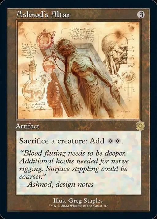 Ashnod’s Altar (Retro Schematic) [The Brothers’ War Retro Artifacts] - MTG Single