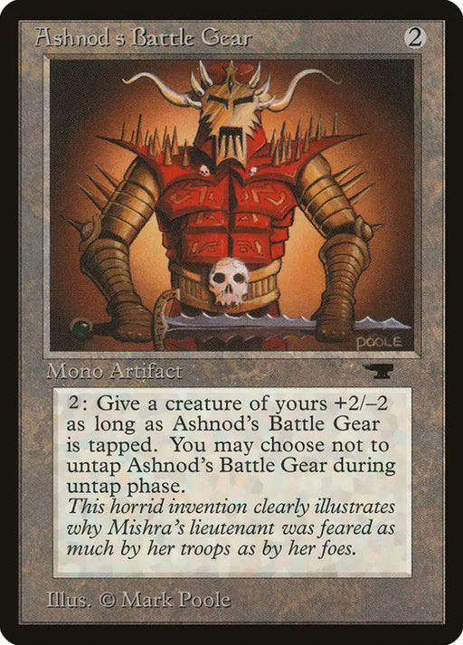 Ashnod’s Battle Gear [Antiquities] - MTG Single