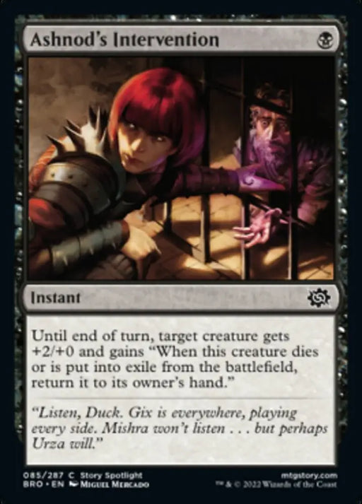 Ashnod’s Intervention [The Brothers’ War] - MTG Single