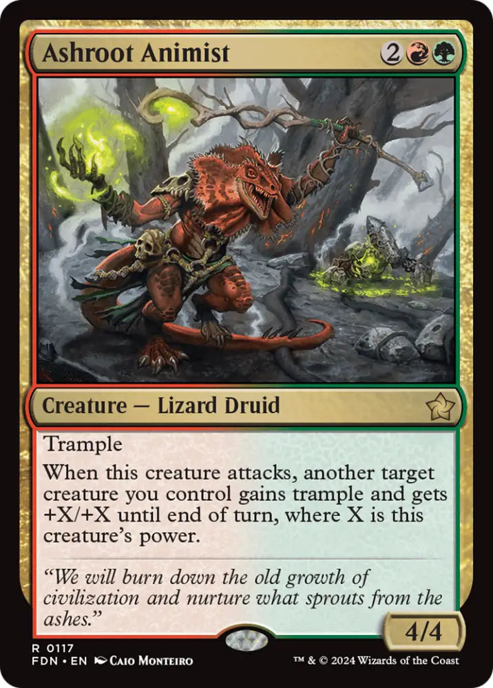Ashroot Animist [Foundations] - MTG Single