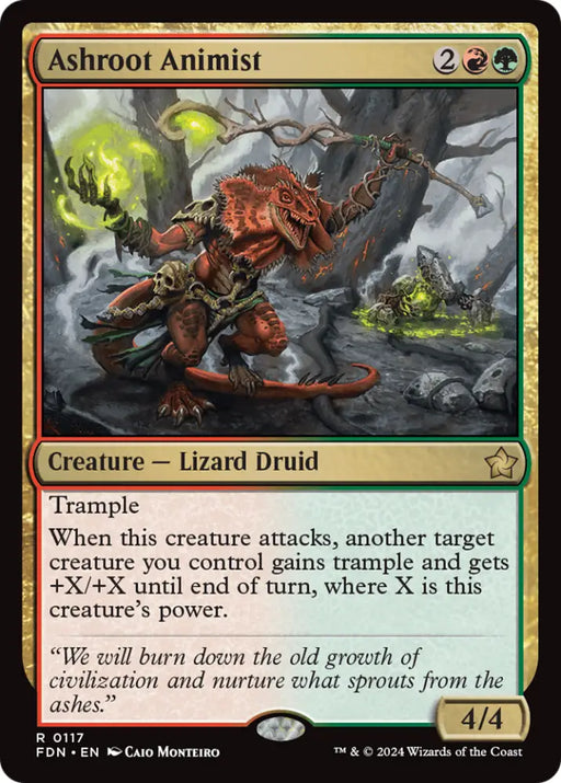 Ashroot Animist [Foundations] - MTG Single