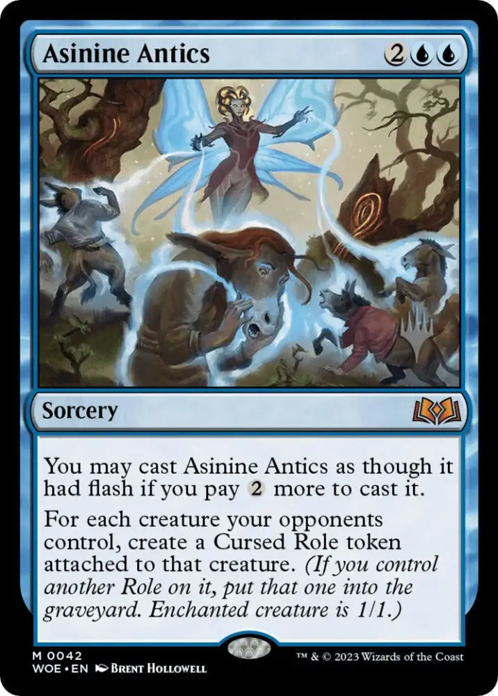 Asinine Antics (Promo Pack) [Wilds of Eldraine Promos] - MTG Single