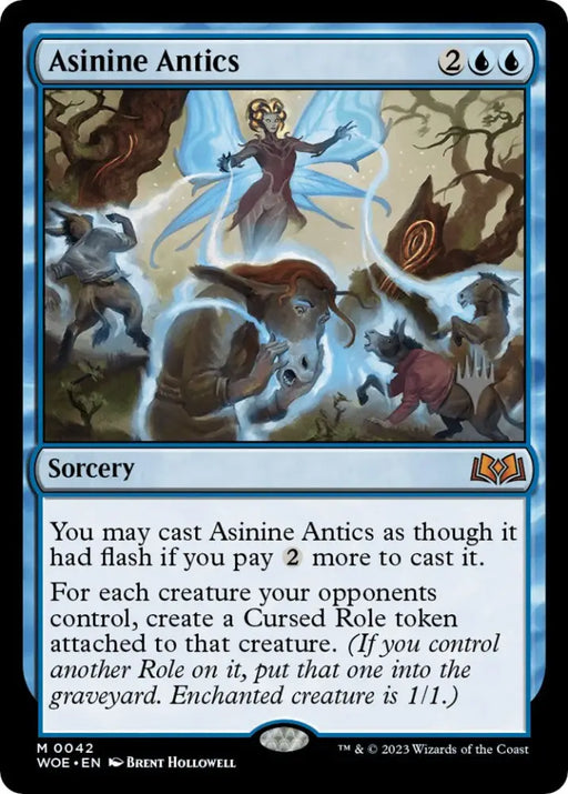 Asinine Antics (Promo Pack) [Wilds of Eldraine Promos] - MTG Single