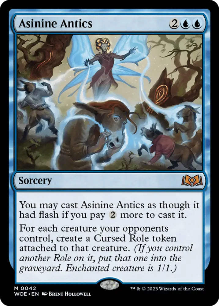 Asinine Antics [Wilds of Eldraine] - MTG Single