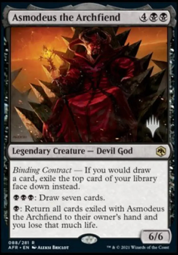 Asmodeus the Archfiend (Promo Pack) [Dungeons & Dragons: Adventures in the Forgotten Realms Promos] - MTG Single