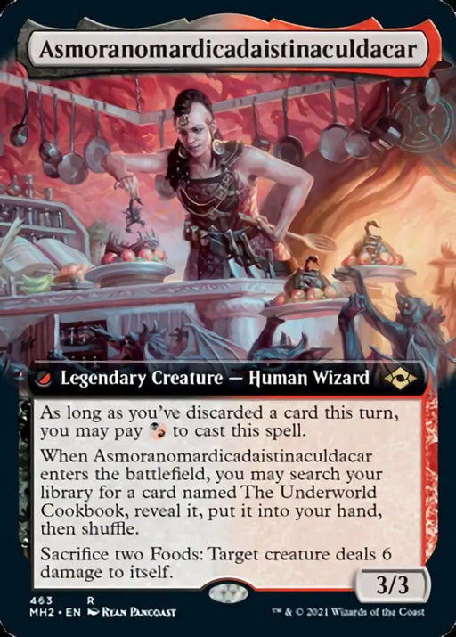 Asmoranomardicadaistinaculdacar (Extended Art) [Modern Horizons 2] - MTG Single