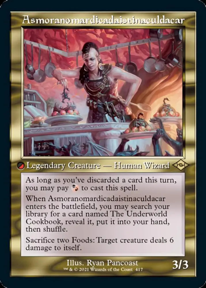 Asmoranomardicadaistinaculdacar (Retro Foil Etched) [Modern Horizons 2] - MTG Single