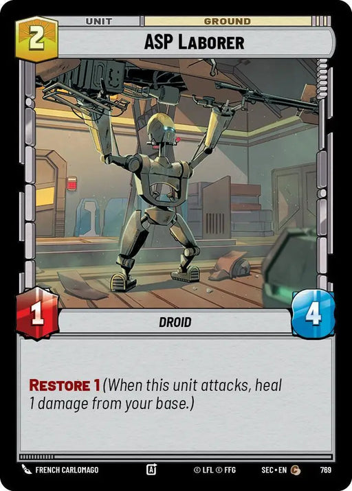 ASP Laborer (Foil) (769) [Secrets of Power]