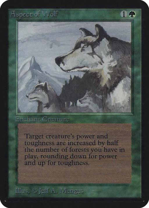 Aspect of Wolf [Alpha Edition] - MTG Single