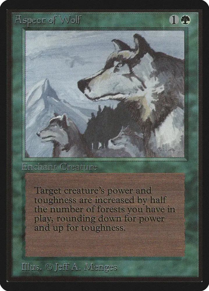 Aspect of Wolf [Beta Edition] - MTG Single