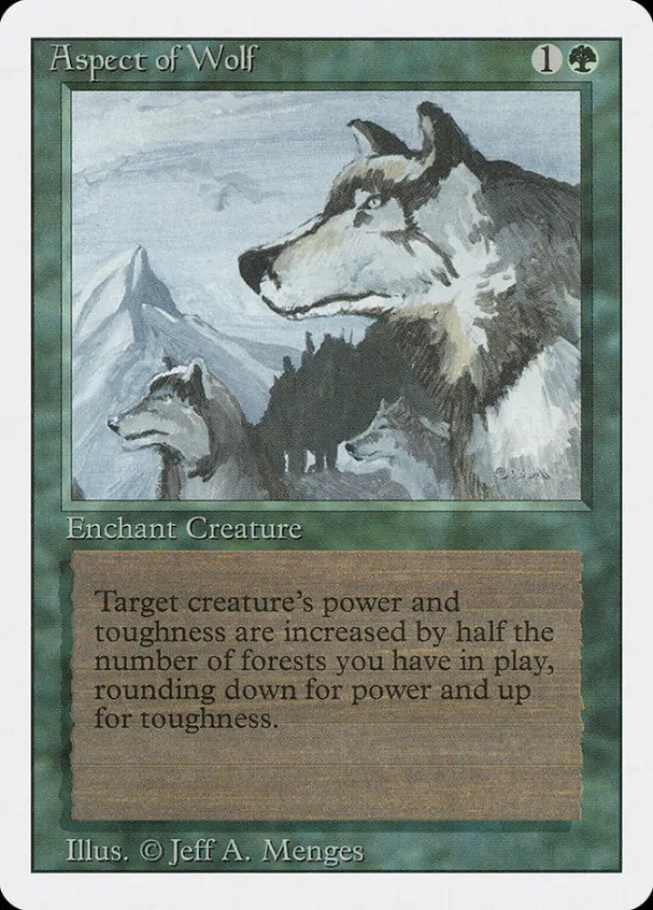 Aspect of Wolf [Revised Edition] - MTG Single