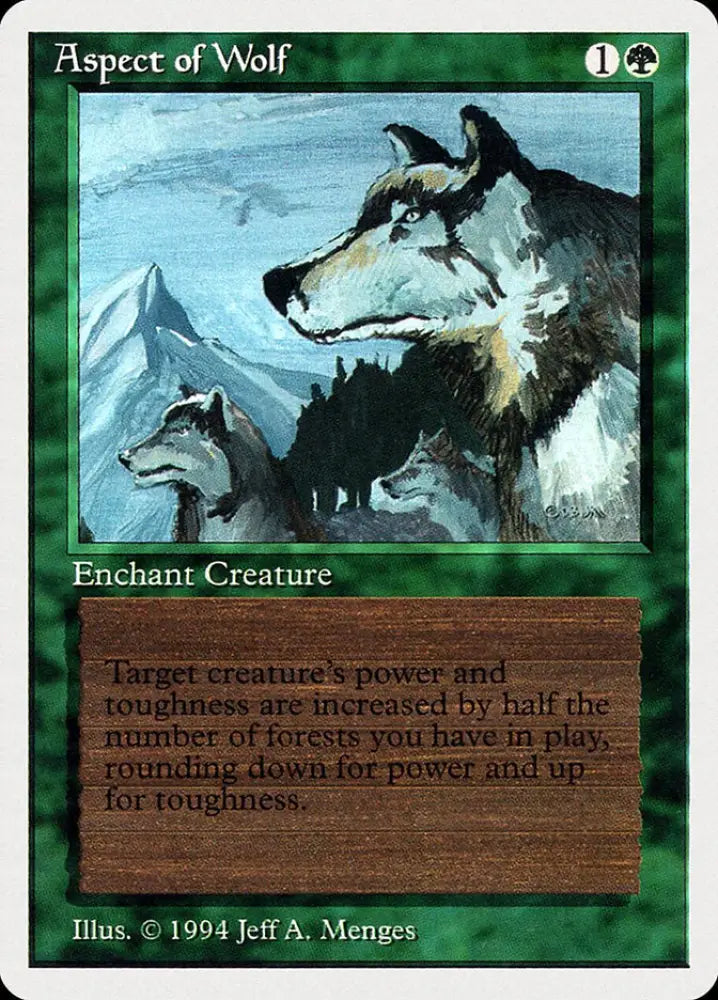 Aspect of Wolf [Summer Magic / Edgar] - MTG Single