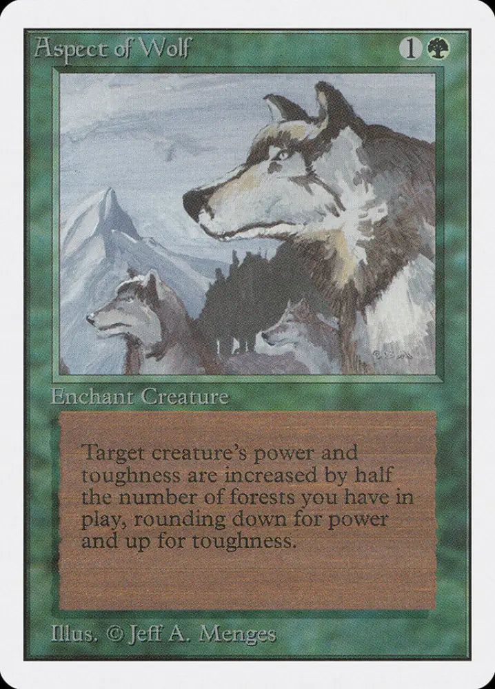 Aspect of Wolf [Unlimited Edition] - MTG Single