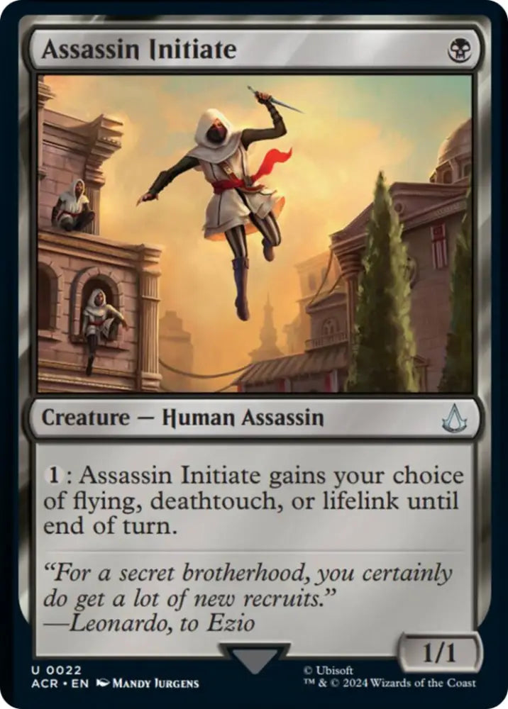 Assassin Initiate [Assassin’s Creed] - MTG Single