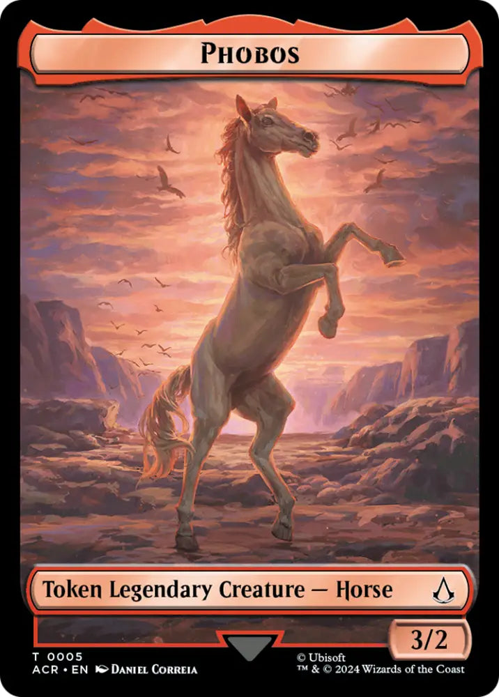 Assassin // Phobos Double-Sided Token [Assassin’s Creed Tokens] - MTG Single