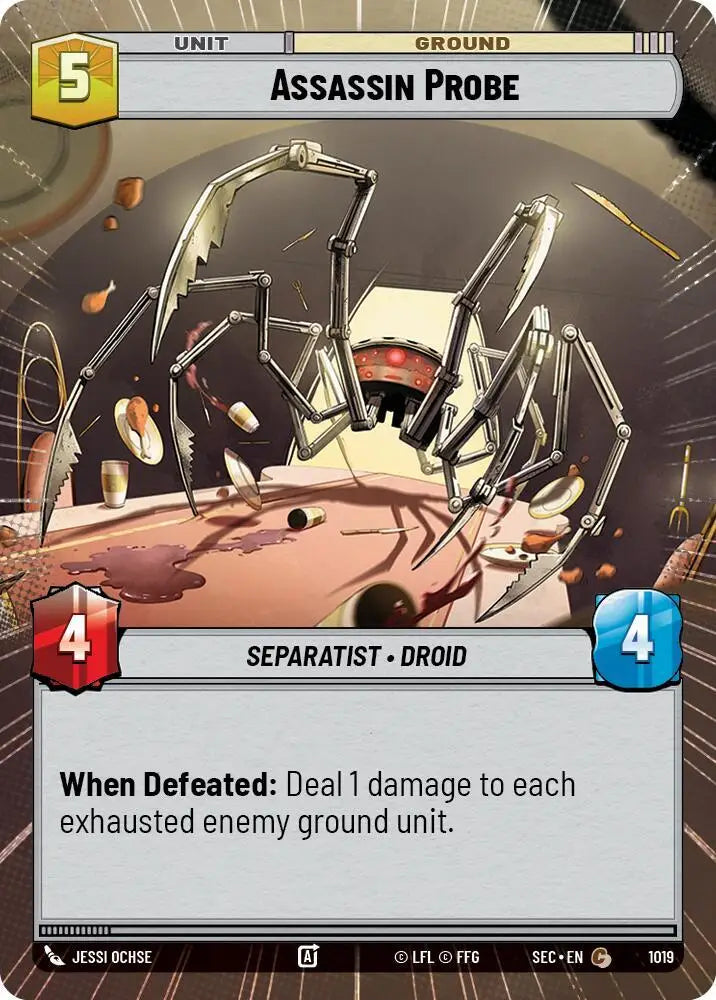 Assassin Probe (Hyperspace Foil) (1019) [Secrets of Power]