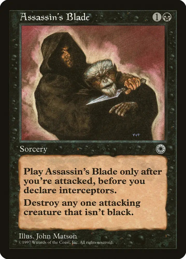 Assassin’s Blade [Portal] - MTG Single