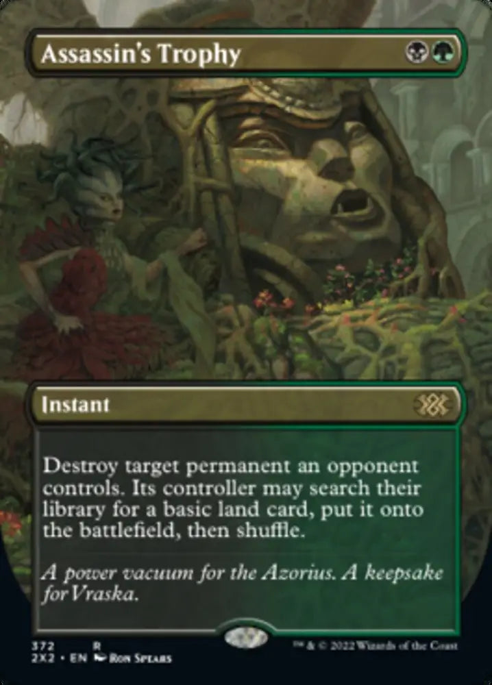 Assassin’s Trophy (Borderless Alternate Art) [Double Masters 2022] - MTG Single