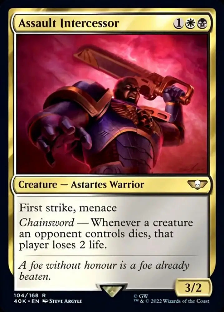 Assault Intercessor [Warhammer 40,000] - MTG Single
