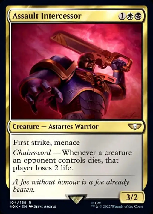 Assault Intercessor [Warhammer 40,000] - MTG Single