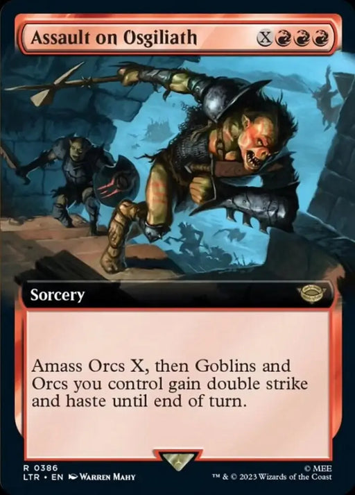 Assault on Osgiliath (Extended Art) [The Lord of the Rings: Tales of Middle-Earth] - MTG Single