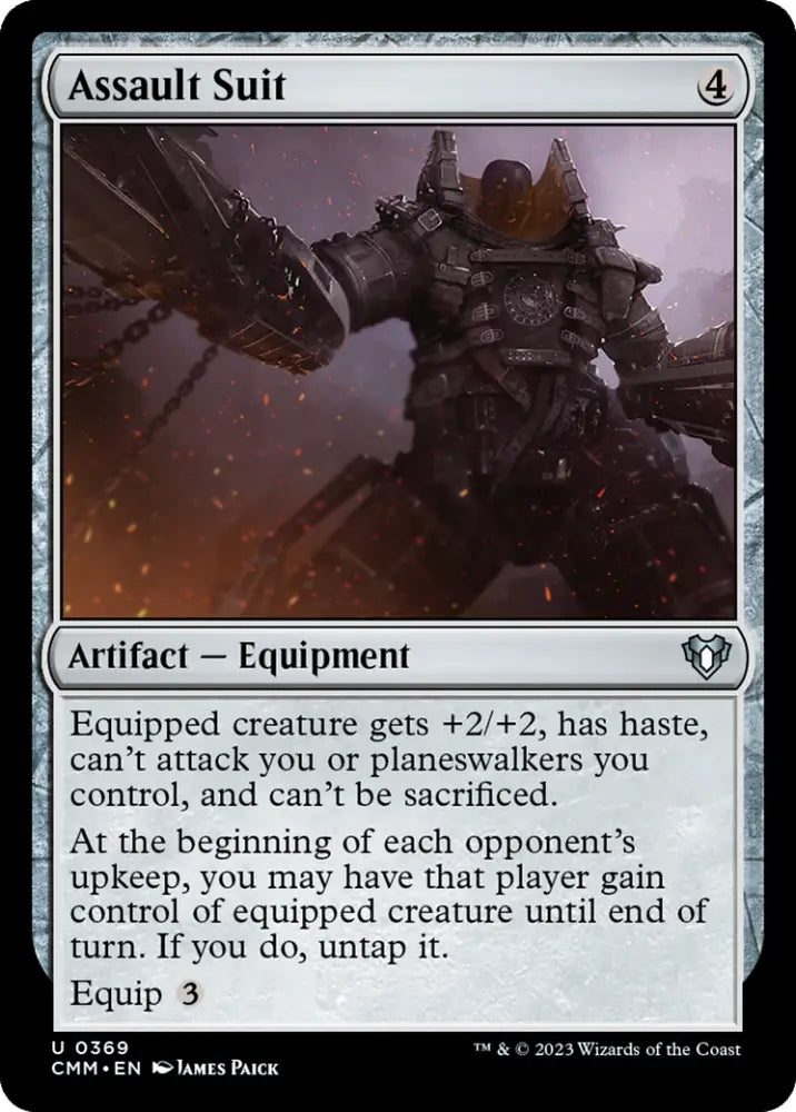 Assault Suit [Commander Masters] - MTG Single