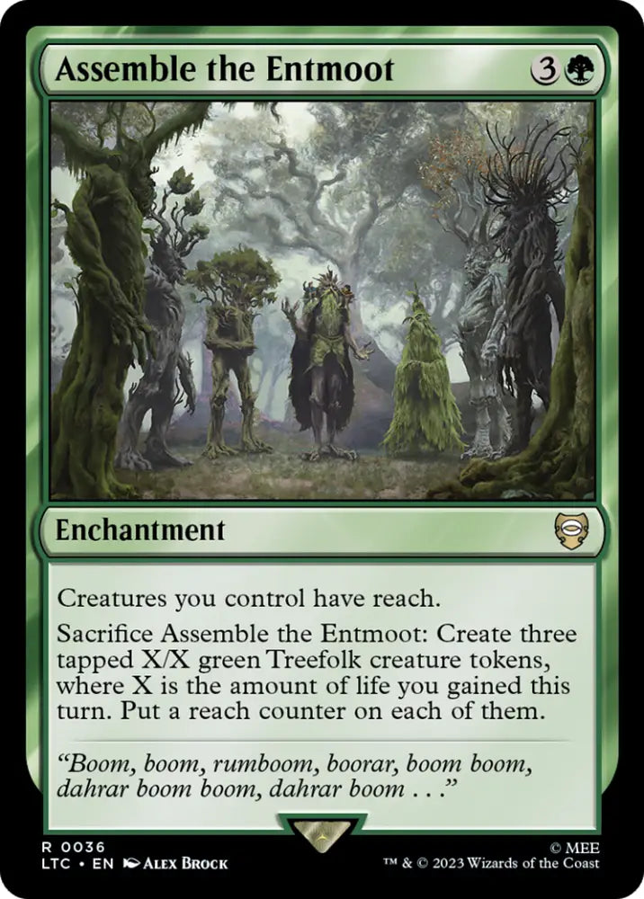 Assemble the Entmoot [The Lord of the Rings: Tales of Middle-Earth Commander] - MTG Single