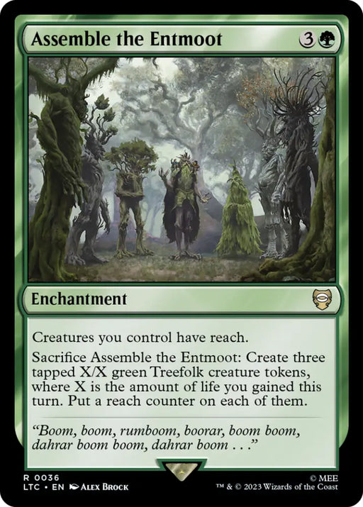 Assemble the Entmoot [The Lord of the Rings: Tales of Middle-Earth Commander] - MTG Single