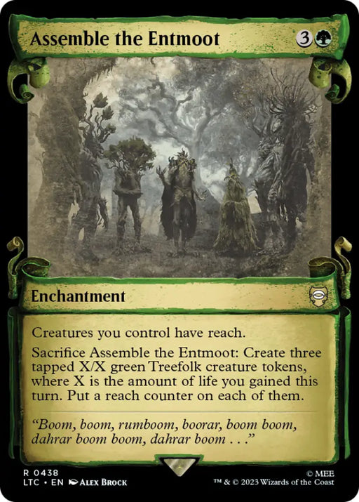 Assemble the Entmoot [The Lord of the Rings: Tales of Middle-Earth Commander Showcase Scrolls] - MTG Single
