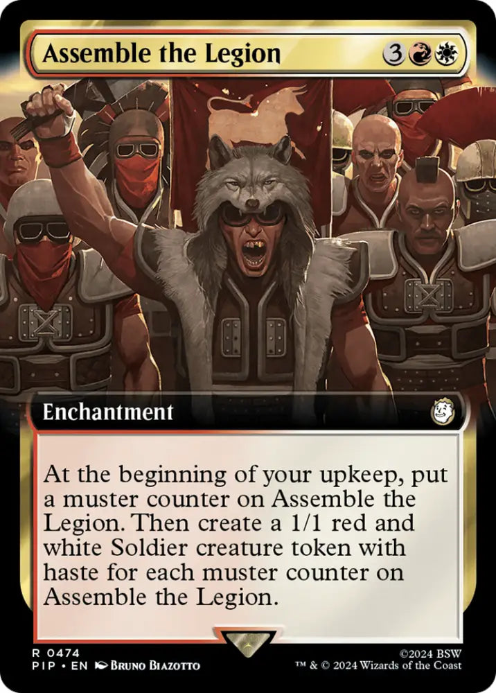 Assemble the Legion (Extended Art) [Fallout] - MTG Single