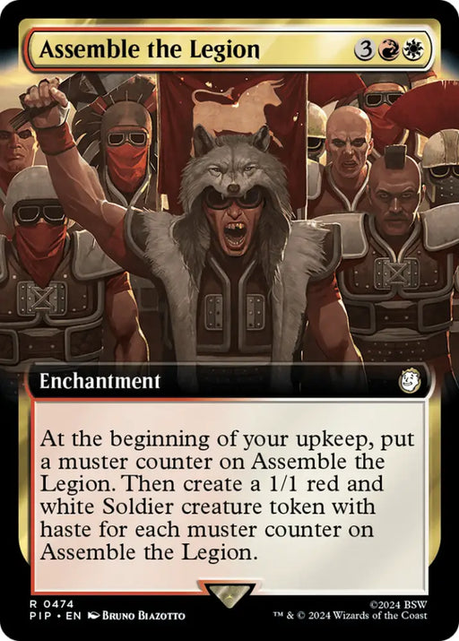 Assemble the Legion (Extended Art) [Fallout] - MTG Single