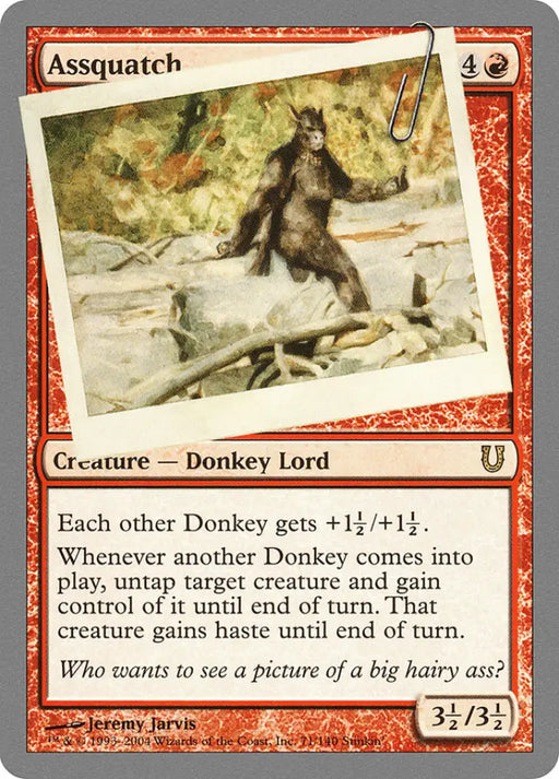 Assquatch [Unhinged] - MTG Single