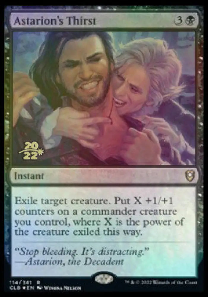 Astarion’s Thirst [Commander Legends: Battle for Baldur’s Gate Prerelease Promos] - MTG Single