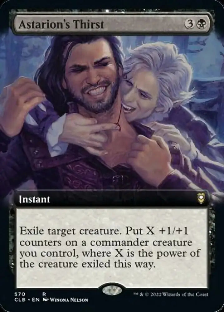Astarion’s Thirst (Extended Art) [Commander Legends: Battle for Baldur’s Gate] - MTG Single